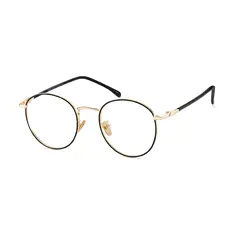 Round Gold Eyeglasses