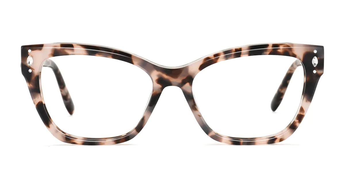 Cat-eye Ivory Tortoiseshell Eyeglasses