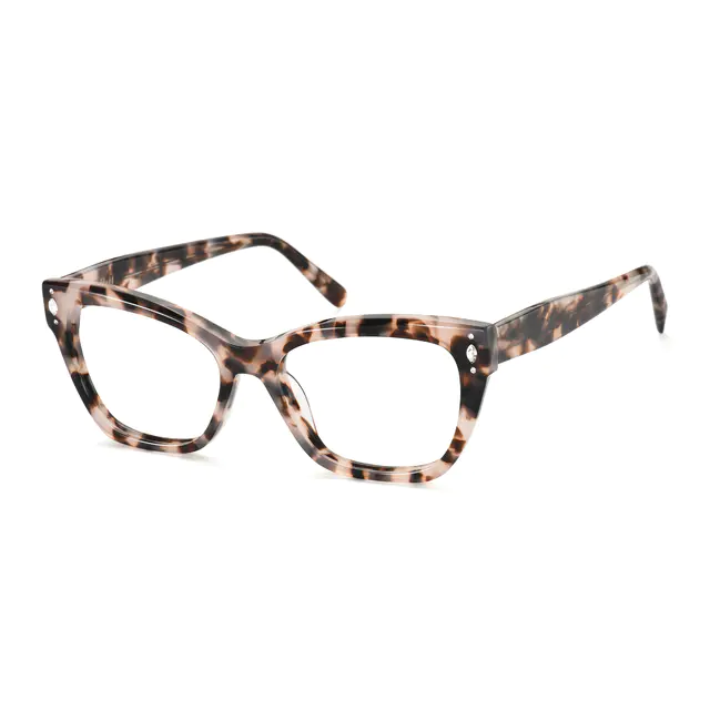 Cat-eye Ivory Tortoiseshell Eyeglasses