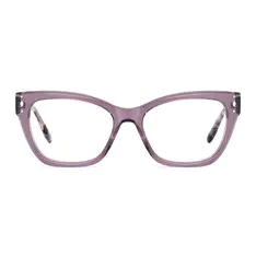 Cat-eye Transparent Purple Eyeglasses