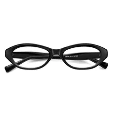 Oval Black Eyeglasses