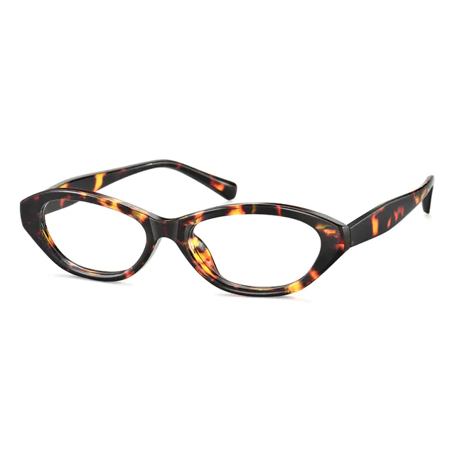 Oval Tortoiseshell Eyeglasses