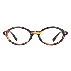 Oval Tortoiseshell Eyeglasses