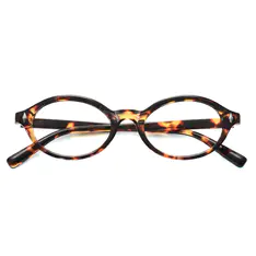Oval Tortoiseshell Eyeglasses