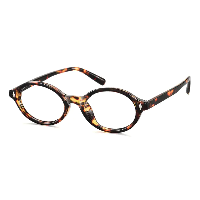 Oval Tortoiseshell Eyeglasses