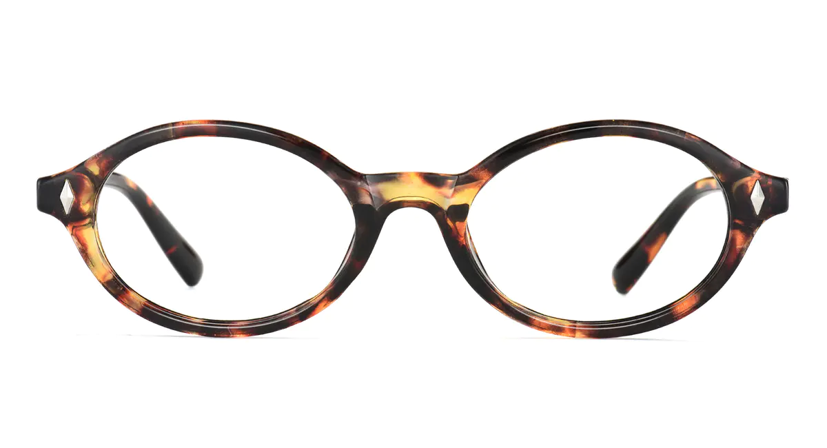 Oval Tortoiseshell Eyeglasses