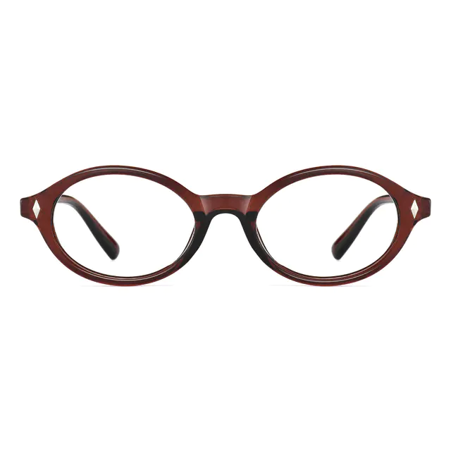 Oval Wine Eyeglasses