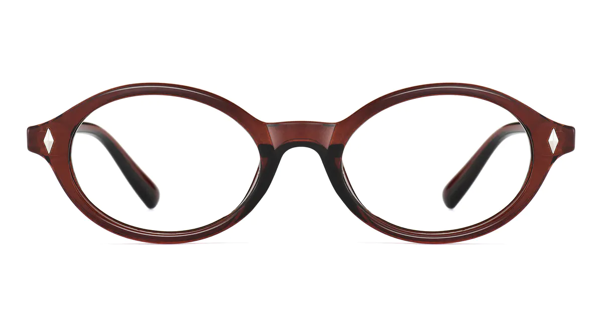 Oval Wine Eyeglasses