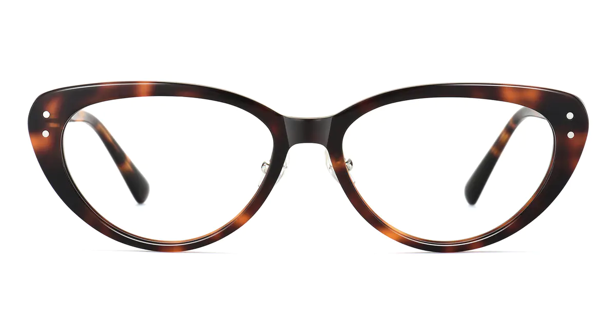 Oval Tortoiseshell Eyeglasses