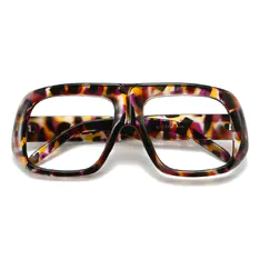 Geometric Tortoiseshell Eyeglasses