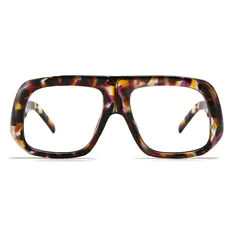 Geometric Tortoiseshell Eyeglasses