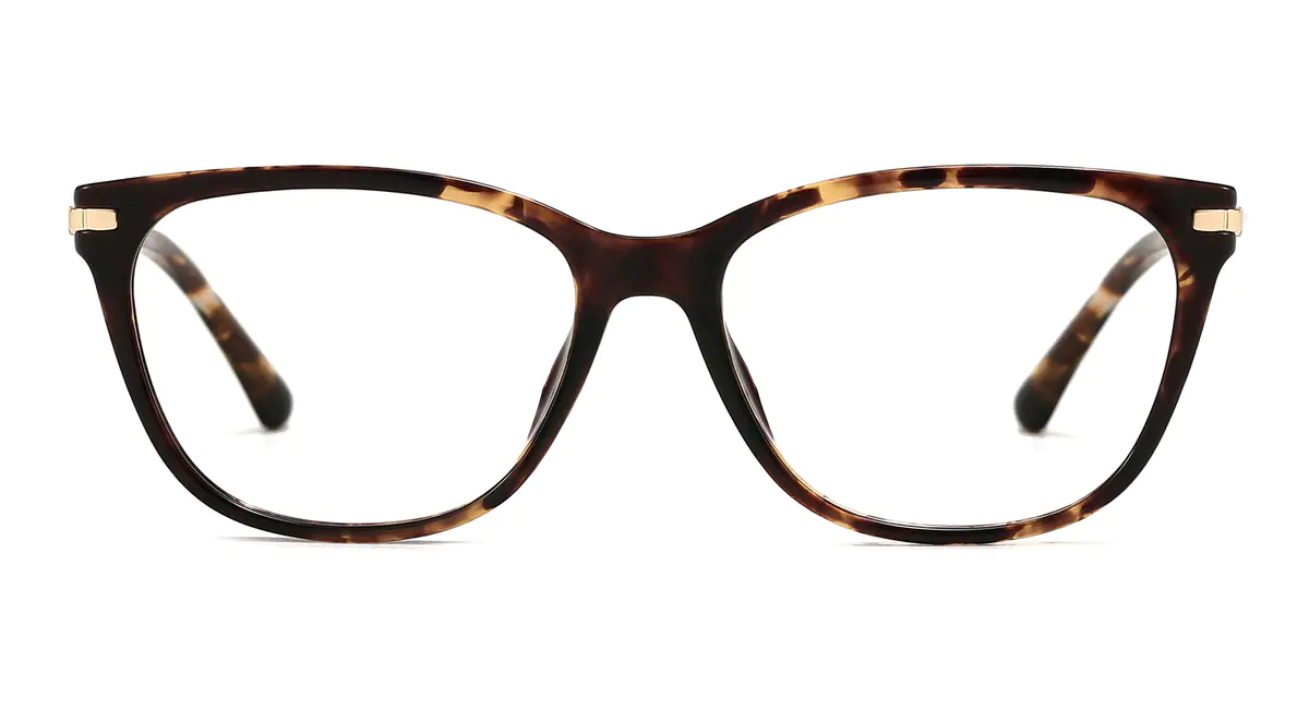 Rectangle Tortoiseshell Eyeglasses