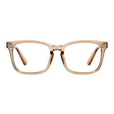 Rectangle Amber Eyeglasses