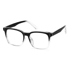 Square Black/Clear Eyeglasses