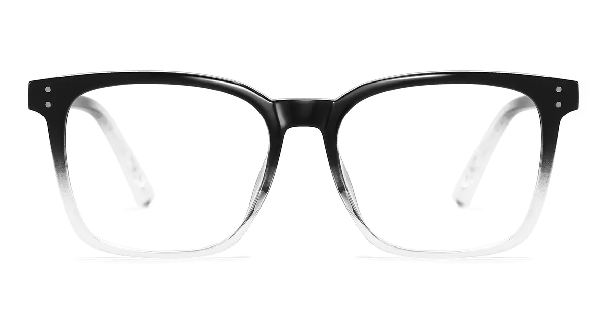 Square Black/Clear Eyeglasses