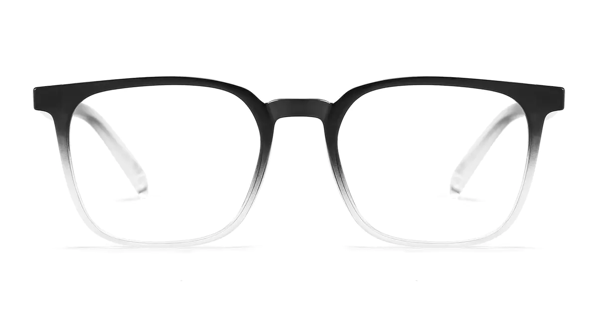 Square Black/Clear Eyeglasses