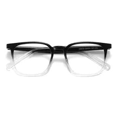 Square Black/Clear Eyeglasses