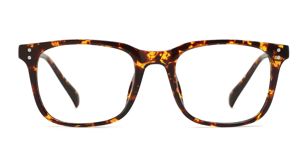 Rectangle Tortoiseshell Eyeglasses