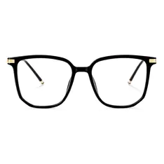 Square Black/Gold Eyeglasses