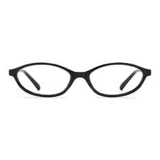 Oval Black Eyeglasses