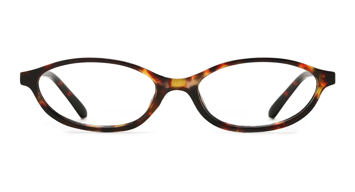 Oval Tortoiseshell Eyeglasses