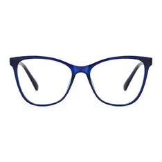 Cat-eye Transparent Blue Eyeglasses