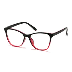 Cat-eye Black/Red Eyeglasses