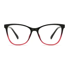 Cat-eye Black/Red Eyeglasses