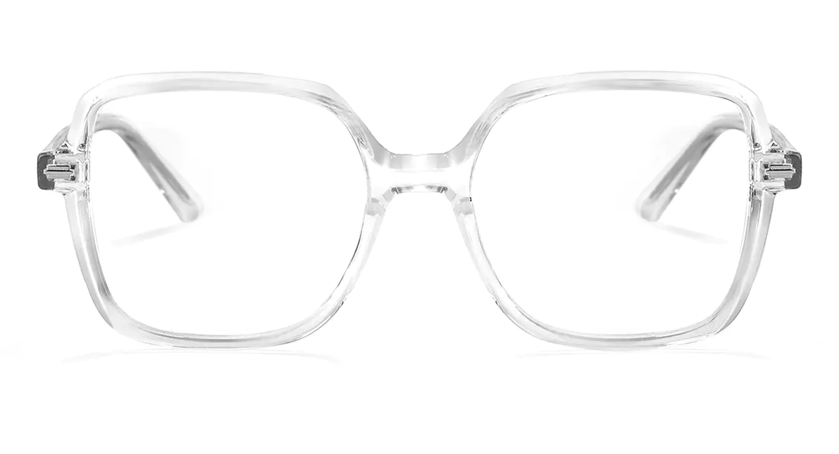 Square Clear Eyeglasses
