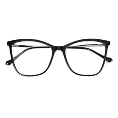Square Black Eyeglasses