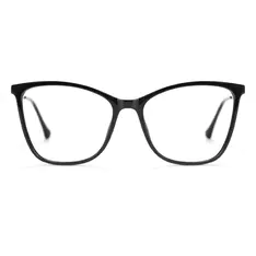 Square Black Eyeglasses