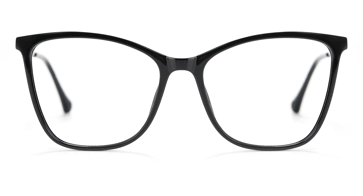 Square Black Eyeglasses