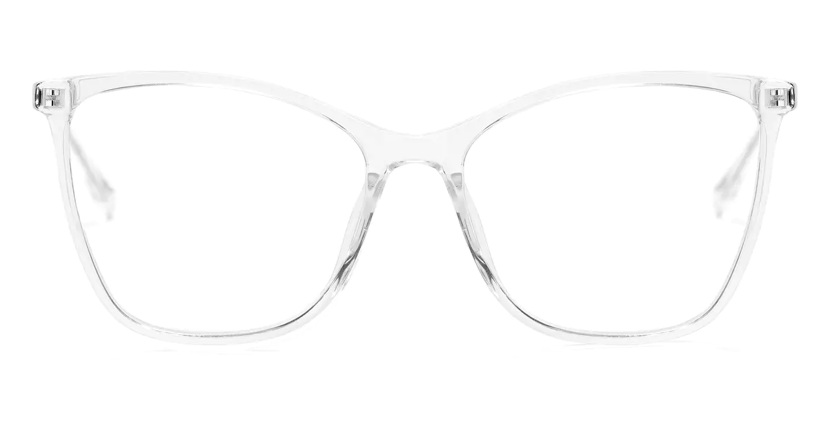 Square Clear Eyeglasses