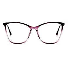 Square Gradient Purple Eyeglasses