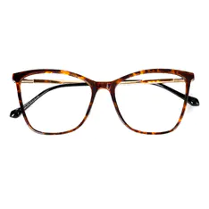 Alina Square Tortoiseshell Women's TR90 Eyeglasses | EFE