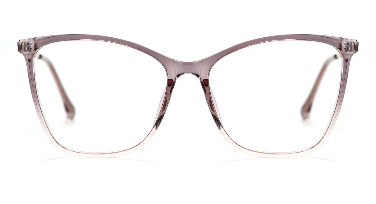 Square Gradient Pink/Gray Eyeglasses