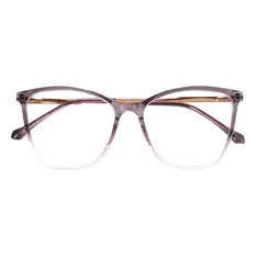 Square Gradient Pink/Gray Eyeglasses