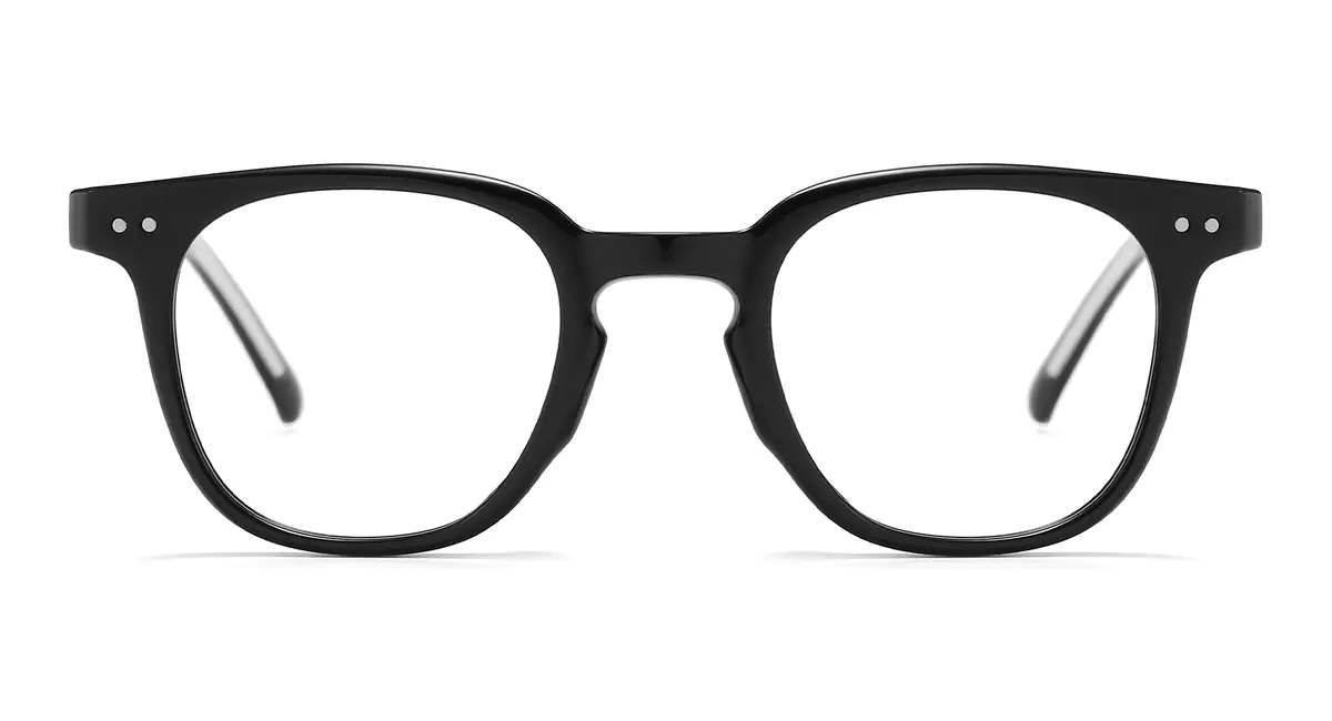 Square Black Eyeglasses