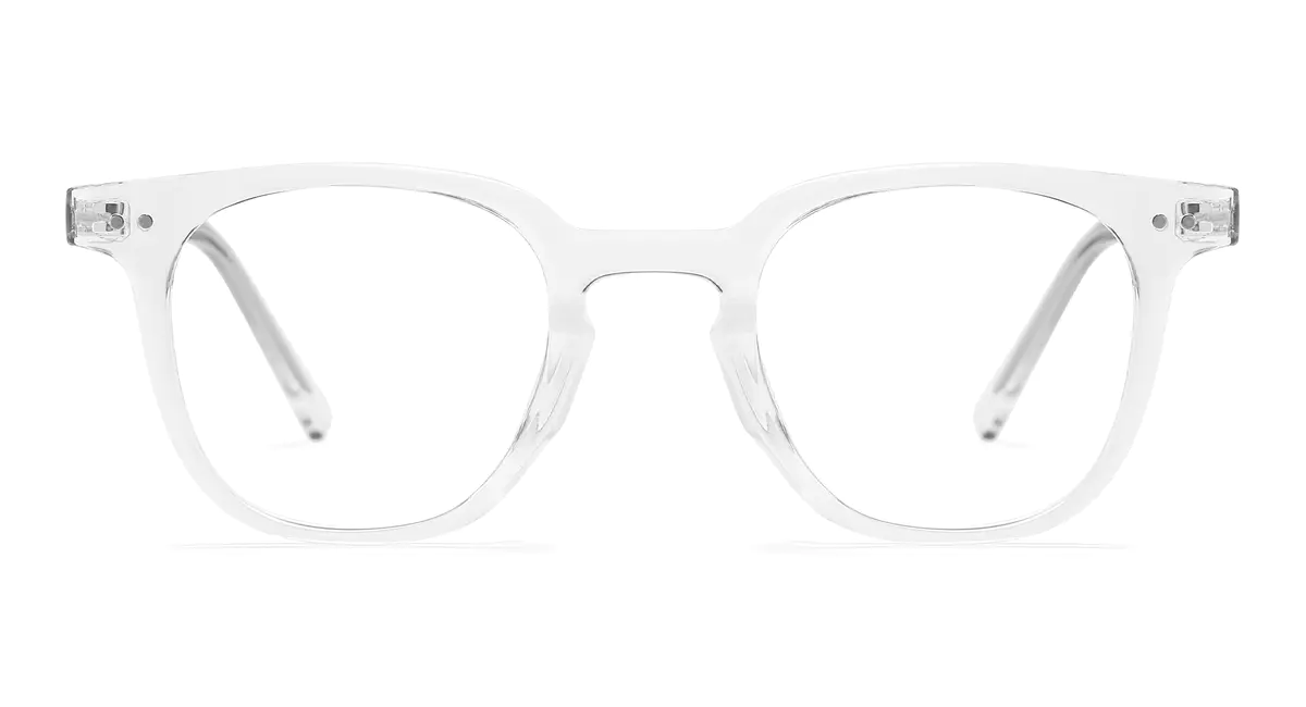 Square Clear Eyeglasses