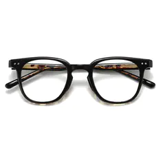 Square Black/Tortoiseshell Eyeglasses