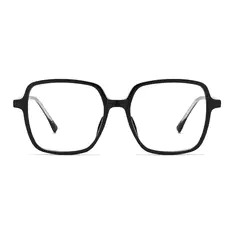 Square Black Eyeglasses