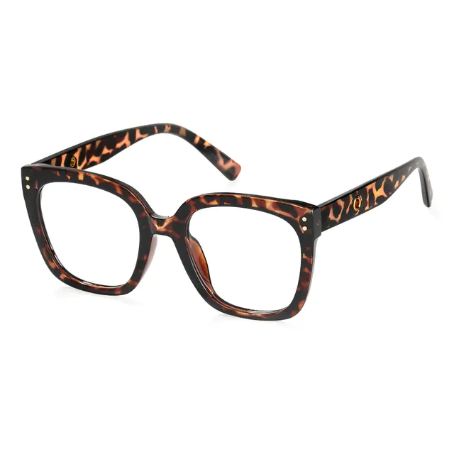 Square Tortoiseshell Eyeglasses