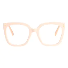 Square Pink Eyeglasses
