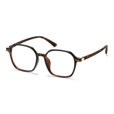 Square Tortoiseshell Eyeglasses