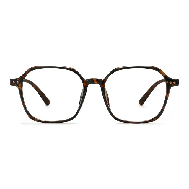 Square Tortoiseshell Eyeglasses