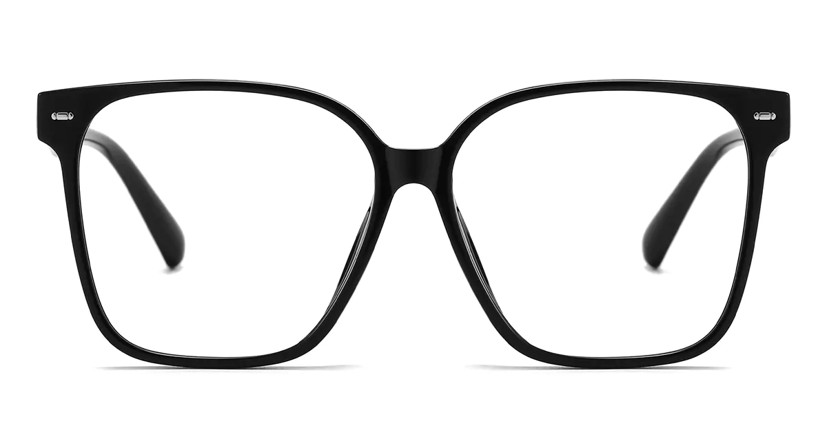 Square Black Eyeglasses