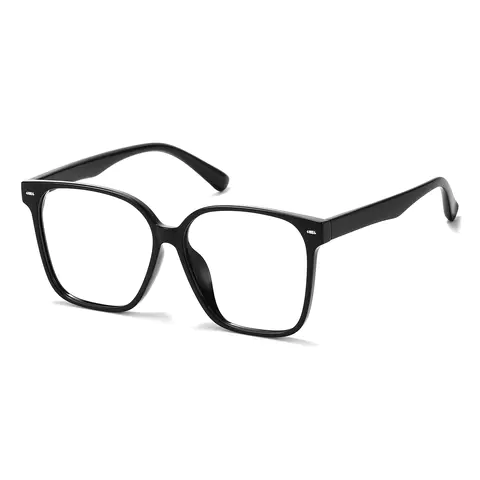 Square Black Eyeglasses