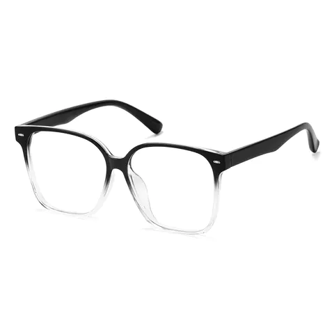 Square Black/Clear Eyeglasses