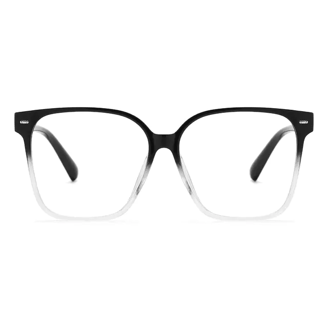 Square Black/Clear Eyeglasses