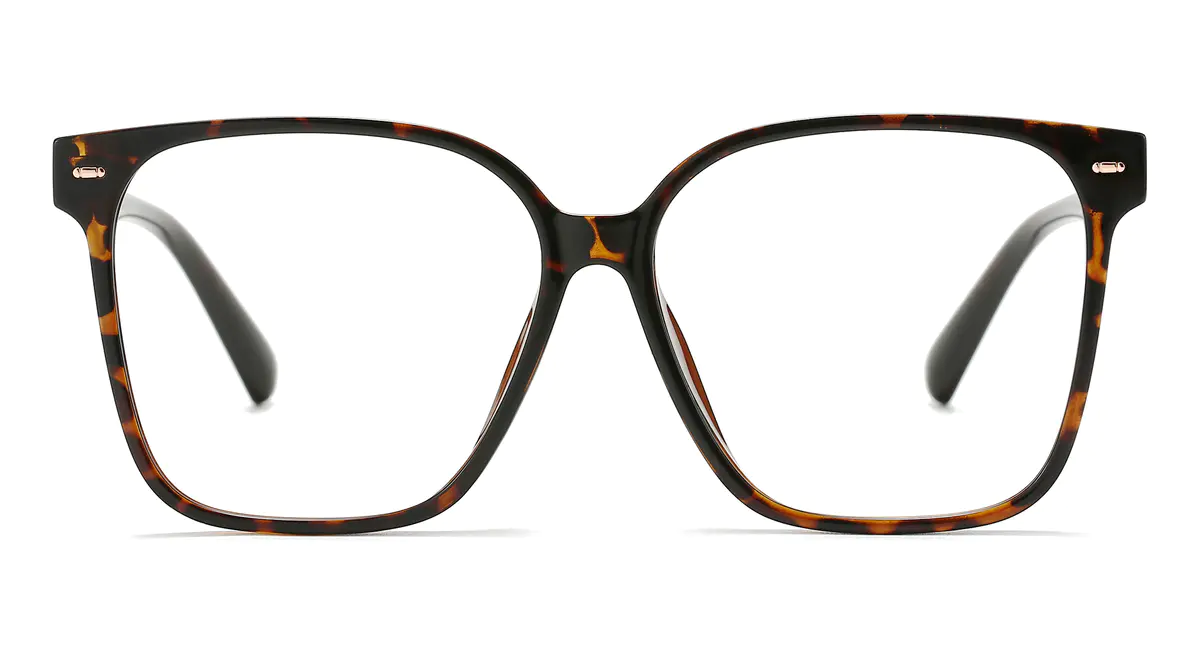 Square Tortoiseshell Eyeglasses